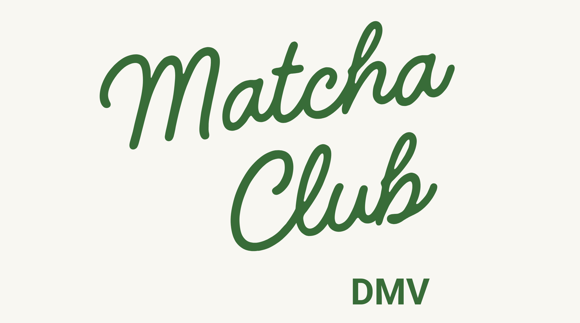 Matcha Club DMV